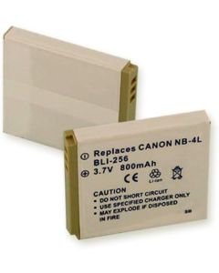 800mA, 3.7V Replacement Li-Ion Battery for Canon NB-4L Digital Cameras - Empire Scientific #BLI-256