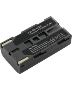 Digital Replacement Camera and Camcorder Battery for Samsung SBL160, VPL500, VPL520 - Includes Lens Pouch