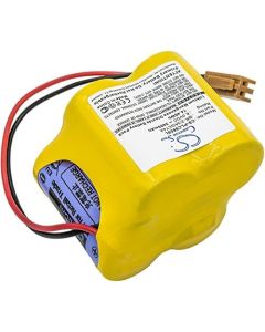 Lithium Backup PLC BR-2/3AGCT4A Battery for Panasonic FANUC Robot Controllers, 18-T Series, Alpha iSV CNC System Amplifier Replacement for P/N A98L00310025, A98L-0031-0025, BR2/3AGCT4A