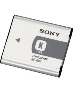 Sony NP-BK1 Type K Rechargeable Li-Ion Battery Pack for Sony Webbie Camcorder, S780 & S750 Digital Cameras - Retail Packaging