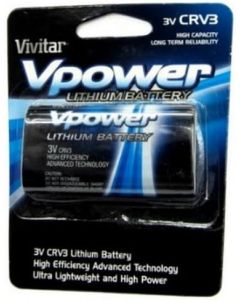 Vivitar VIV-CRV3 Lithium 3 Volt Battery
