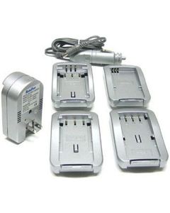 Maximal Power FC100 JVC Universal All In One Camera Travel Charger for JVC Battery (Silver)