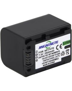 JINGNENGTE  NP-FV70 NP-FV100 NP-FV50 Batteries for Sony FDR-AX53, HDR-CX675/B, HDR-CX455/B, HDR-CX190, HDR-CX200, HDR-CX210, HDR-CX220, HDR-CX230, HDR-CX290, HDR-CX380, HDR-CX430V, HDR-PJ230