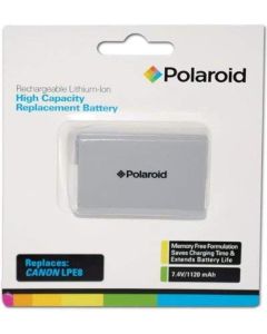 Polaroid High Capacity Canon LPE8 Rechargeable Lithium Replacement Battery (Compatible With: Canon EOS T3i, T2i)