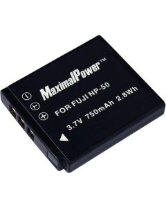 MaximalPower Replacement Battery for Fujifilm NP-50, Pentax D-Li68, Kodak KLIC-7004, and Fujifilm FinePix Cameras, Pentax Cameras, Kodak EasyShare Cameras (1 Pack)