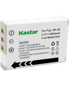 Kastar FNP95 Battery (1-Pack) for Fujifilm NP-95 & Finepix F30, Finepix F31FD, Finepix Real 3D W1, Finepix X30, Finepix X100, Finepix X100T, Finepix X100LE, Finepix X100S, Finepix X-S1 and Ricoh DB-90