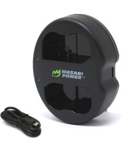 Wasabi Power Dual USB Battery Charger for Nikon EN-EL15, EN-EL15a, EN-EL15b, EN-EL15c, MH-25, MH-25a