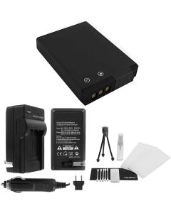 UltraPro EN-EL12 High-Capacity Replacement Battery with Rapid Travel Charger for Nikon Coolpix P300 P310 P330 S31. Also Includes: Camera Cleaning Kit, Camera Screen Protector, Mini Travel Tripod