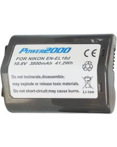 Vidpro Power2000 ACD-800 Battery for Nikon EN-EL18d (10.8V 3800mAh)