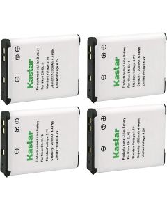 Kastar Battery 4 Pack Replacement for Nikon EN-EL19 MH-66 Coolpix S3200 S3300 S3400 S3500 S3600 S3700 S4100 S4200 S4300 S4400 S5200 S5300 S6400 S6500 S6600 S6800 S6900 S7000 & for Sony NP-BJ1 DSC-RX0