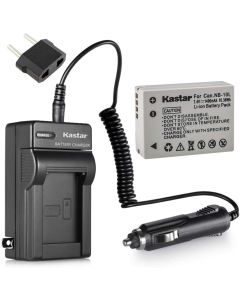 Kastar Battery and Charger for Canon NB-10L, CB-2LC and Canon PowerShot G1 X, PowerShot G15, PowerShot G16, PowerShot SX40 HS, PowerShot SX50 HS, PowerShot SX60 HS Digital Cameras