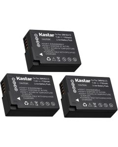 Kastar Battery (3-Pack) Replacement for Panasonic DMW-BLC12 DMW-BLC12E DMW-BLC12PP, Lumix DMC-FZ200, DMC-FZ1000, DMC-G5, DMC-G6, DMC-GH2, Leica BC-DC12 V-Lux 4 V-Lux 5, Sigma fp dp1 dp2 dp3 Quattro