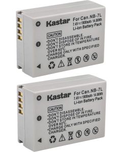 Kastar NB-7L 7.4V 1900mAh Li-ion Battery Replacement for Canon PowerShot G10, PowerShot G10 IS, PowerShot G10IS, PowerShot G11, PowerShot G12, PowerShot SX30 IS, PowerShot SX30IS Digital Cameras