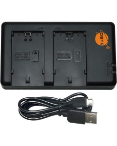 DSTE Replacement for Dual USB Charger Compatible Sony NP-FZ100 Battery a6600 Alpha 9 A9 A9S Alpha 9R A9R Alpha 9S A7III A7RIII A7R3 as BC-QZ1