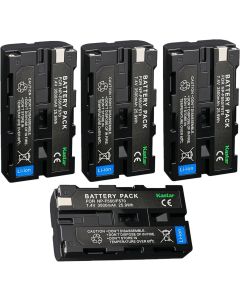 Kastar NP-F580 Battery 7.4V 3500mAh Replacement for Blackmagic Design NP-F570 Battery, Blackmagic Design Pocket Cinema Camera 6K Pro, Blackmagic Design Pocket Cinema Camera 6K G2 (4-Pack)