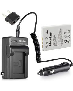 Kastar 1 Pack Battery and Charger with Car Adapter for Nikon EN-EL8 and Nikon Coolpix P1 P2 Coolpix S1 S2 S3 S5 S6 S7 S7c S8 S9 Coolpix S50 S50c Coolpix S51 S51c S52 S52c Cool-Station MV-11 MV-12