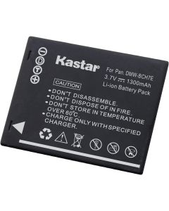 Kastar Battery Replacement for Panasonic DMW-BCH7 DMW-BCH7E DMW-BCH7PP DMW-BCH7GK Battery and Panasonic DMC-FP1 DMC-FP2 DMC-FP3 DMC-FT10 DMC-TS10 Camera