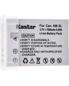 Kastar NB-5L Digital Camera Battery Replacement for Canon IXY 830 IS, Canon Digital IXUS, IXY Digital, PowerShot SD, PowerShot SX Series Cameras