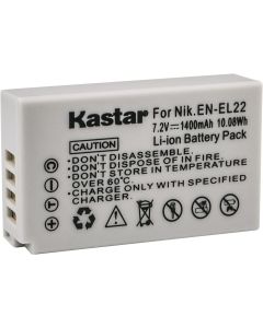 Kastar Battery (1-Pack) for Nik EN-EL22, MH-29 Work with Nik 1 J4, Nik 1 S2 Cameras