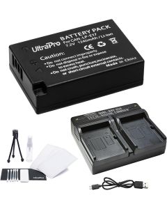 UltraPro LP-E17 High-Capacity Replacement Battery with Rapid Dual Charger Bundle