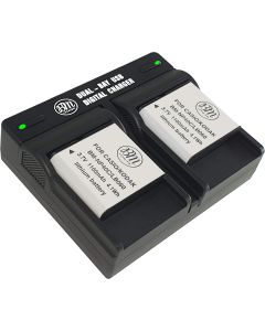 BM Premium 2 Pack of LB-060 Batteries and Dual Bay Battery Charger for Kodak PixPro AZ251, AZ361, AZ362, AZ365, AZ421, AZ501, AZ521, AZ522, AZ525, AZ526 Cameras